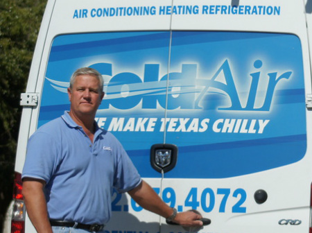 cold air air conditioning and heating